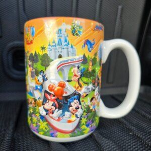 Disney World Four Parks One World Mom Themed character coffee mug mickey mouse
